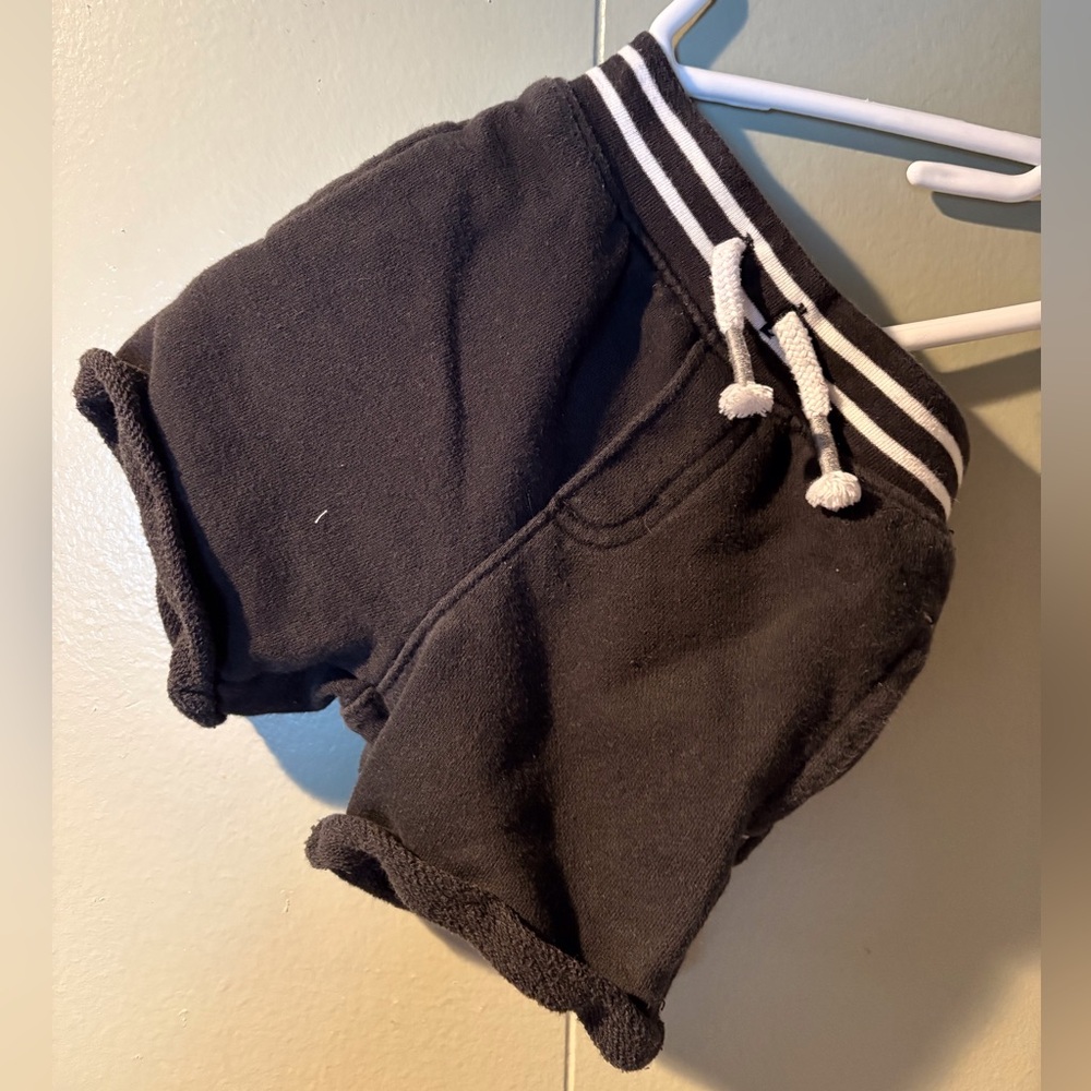 Garanimals Black and White Striped Shorts